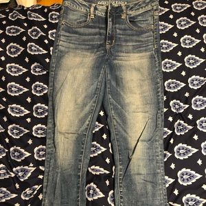 American eagle high rise skinny ankle  jean